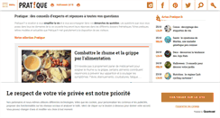 Desktop Screenshot of pratique.fr