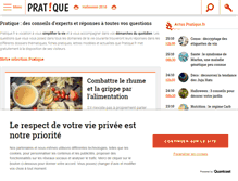 Tablet Screenshot of pratique.fr